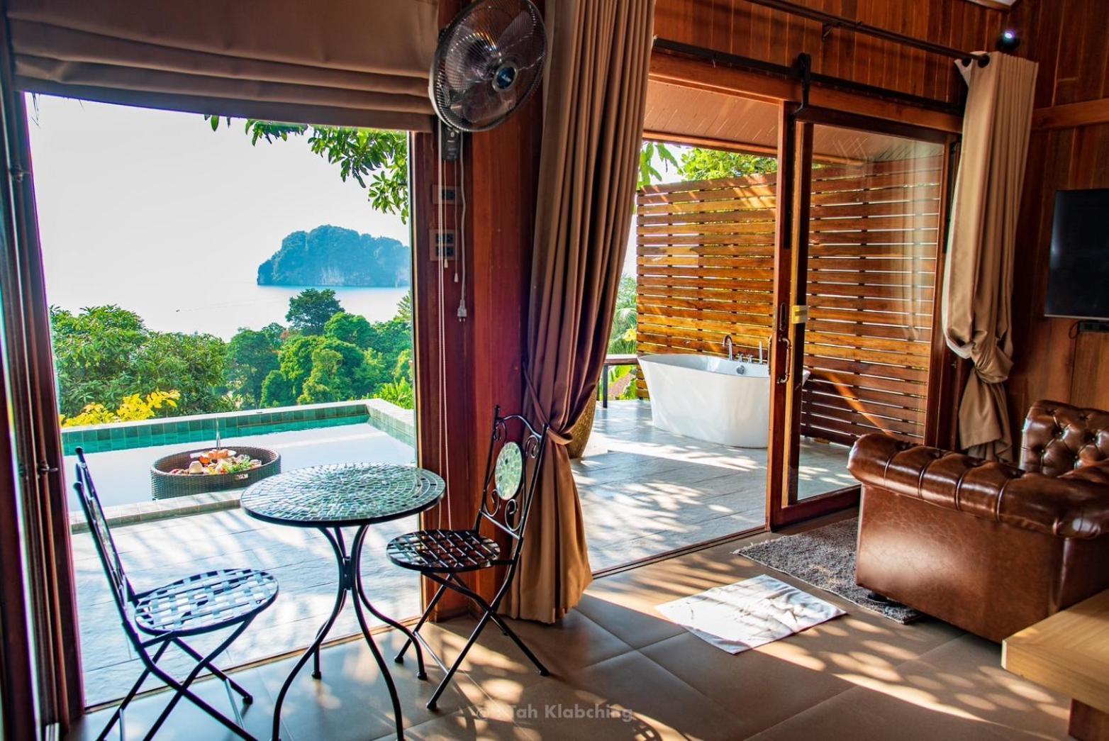 เขาทองพูลวิลล่ากระบี่ Khaotong Pool Villa Krabi Ban Nai Sa Экстерьер фото