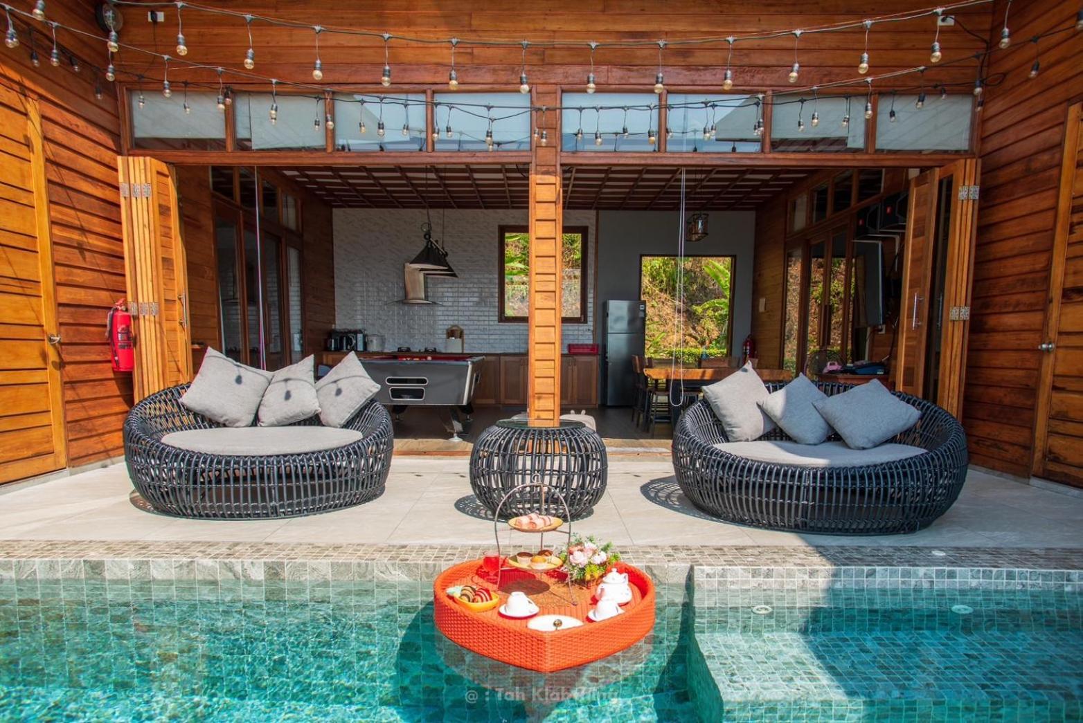 เขาทองพูลวิลล่ากระบี่ Khaotong Pool Villa Krabi Ban Nai Sa Экстерьер фото