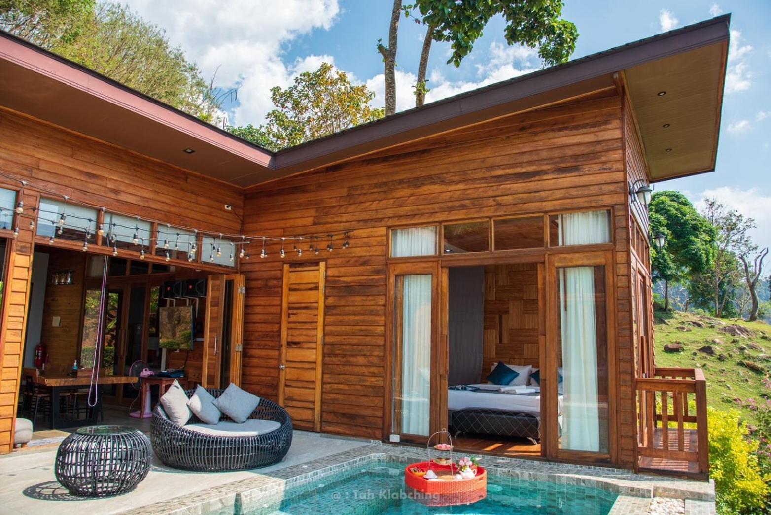 เขาทองพูลวิลล่ากระบี่ Khaotong Pool Villa Krabi Ban Nai Sa Экстерьер фото