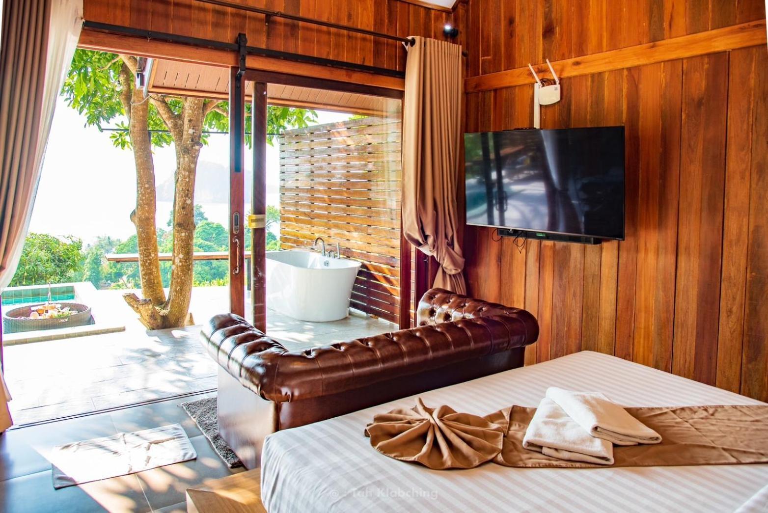 เขาทองพูลวิลล่ากระบี่ Khaotong Pool Villa Krabi Ban Nai Sa Экстерьер фото