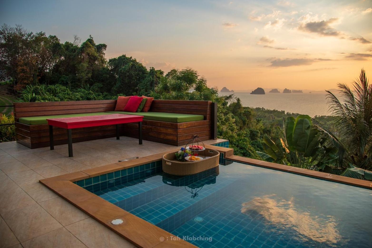 เขาทองพูลวิลล่ากระบี่ Khaotong Pool Villa Krabi Ban Nai Sa Экстерьер фото