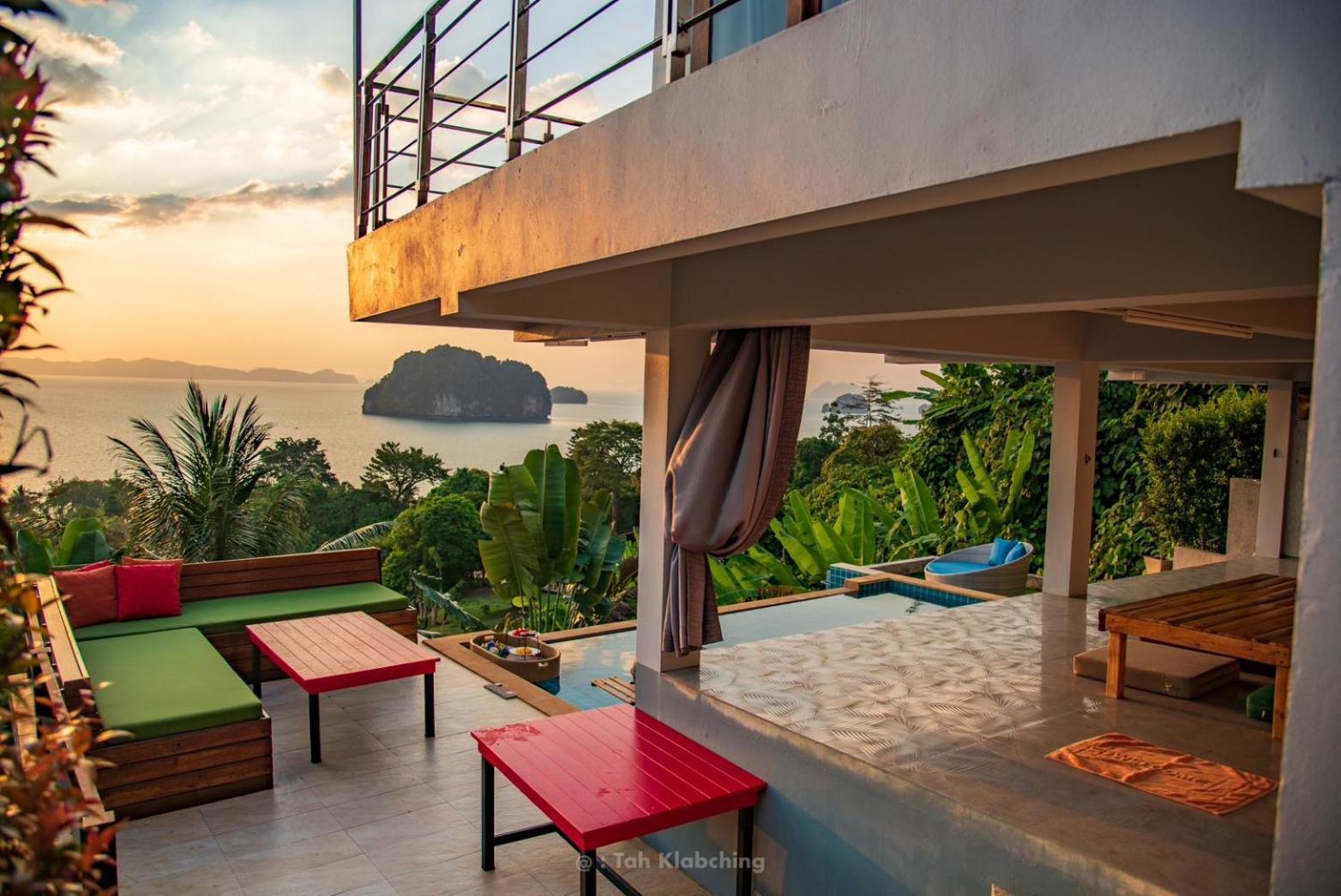 เขาทองพูลวิลล่ากระบี่ Khaotong Pool Villa Krabi Ban Nai Sa Экстерьер фото