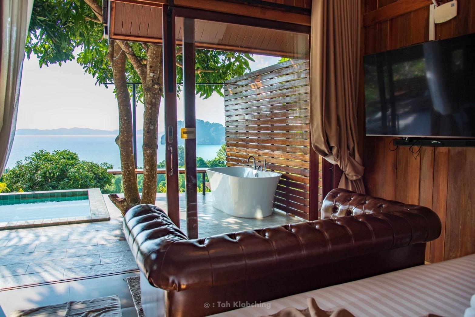 เขาทองพูลวิลล่ากระบี่ Khaotong Pool Villa Krabi Ban Nai Sa Экстерьер фото