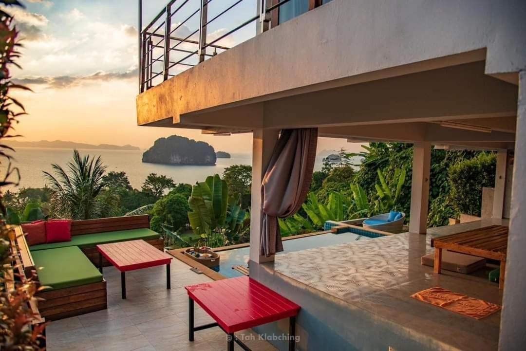 เขาทองพูลวิลล่ากระบี่ Khaotong Pool Villa Krabi Ban Nai Sa Экстерьер фото