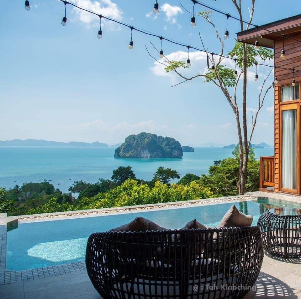 เขาทองพูลวิลล่ากระบี่ Khaotong Pool Villa Krabi Ban Nai Sa Экстерьер фото